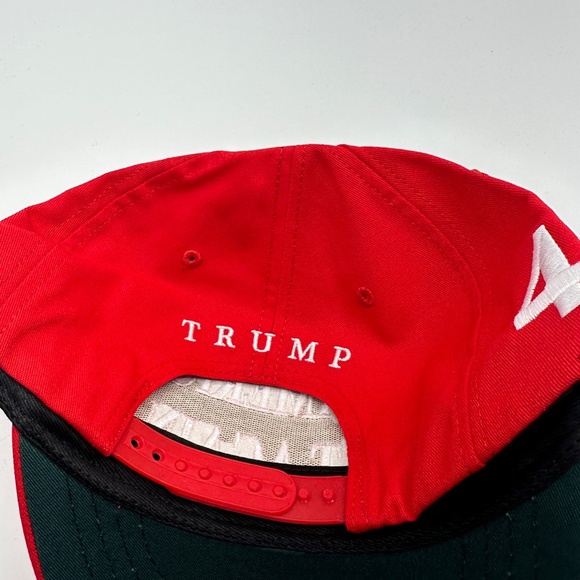 Cali-Fame Trump Make America Great Again Logo Red Trucker Hat Cap One Size - Picture 8 of 8